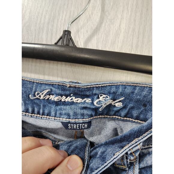 Women's American Eagle Favorite Boyfriend Cutoff Short Shorts Daisy Dukes Size 4 - Picture 3 of 9